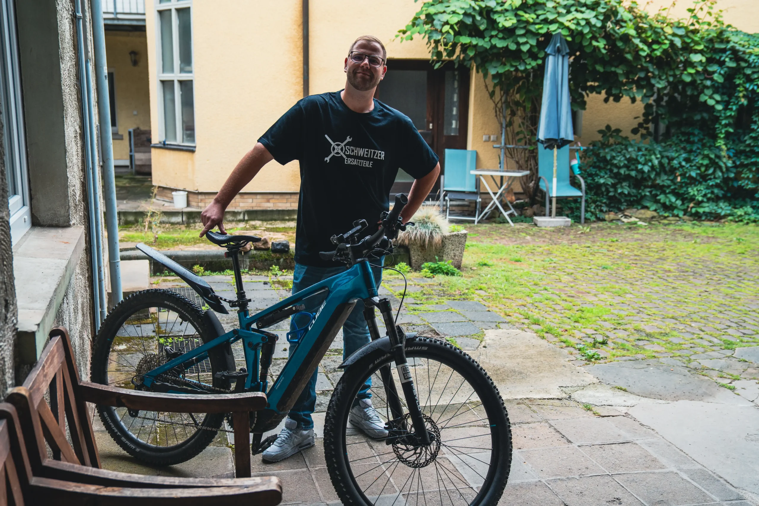 E-Bikes welcome